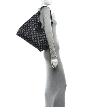 Louis Vuitton Mahina Carmel Hobo PM Black 2 of 9