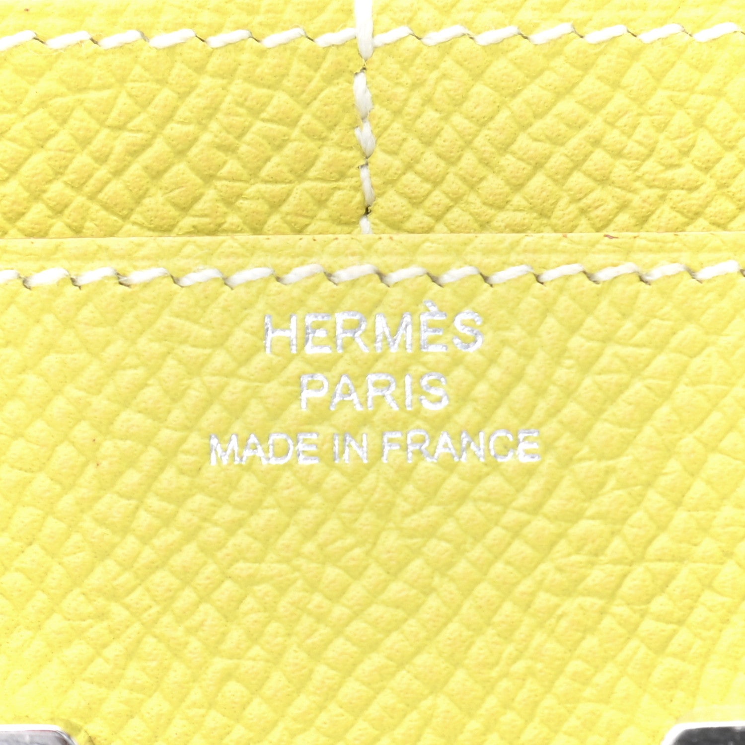 Hermes Epsom Constance Short Wallet Lime 6 of 6