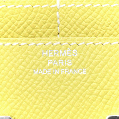 Hermes Epsom Constance Short Wallet Lime 6 of 6