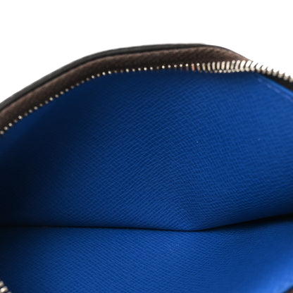 Louis Vuitton Monogram Calfskin Coin Card Holder Indigo Blue 5 of 6