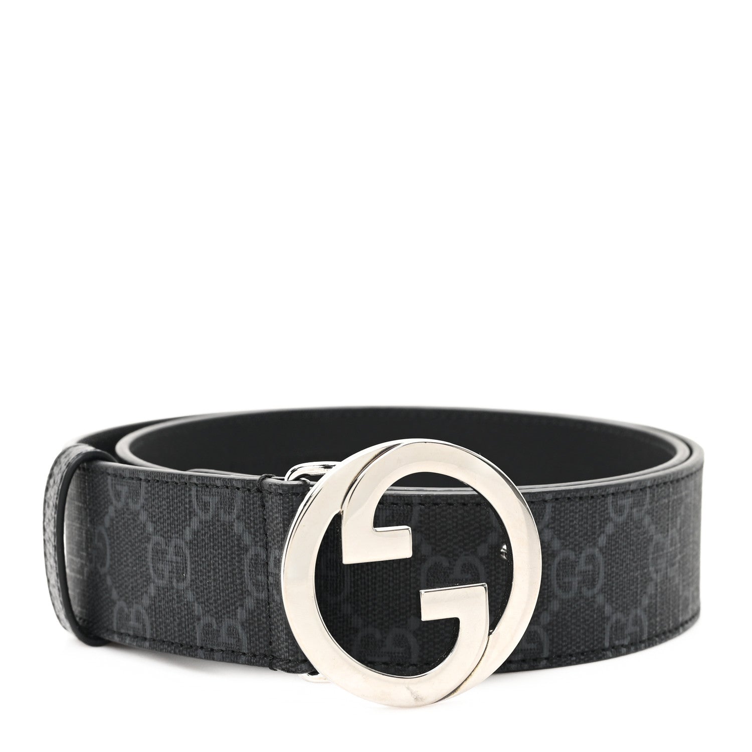 Gucci GG Supreme Monogram Blondie 40mm Belt 85 34 Black 1 of 4