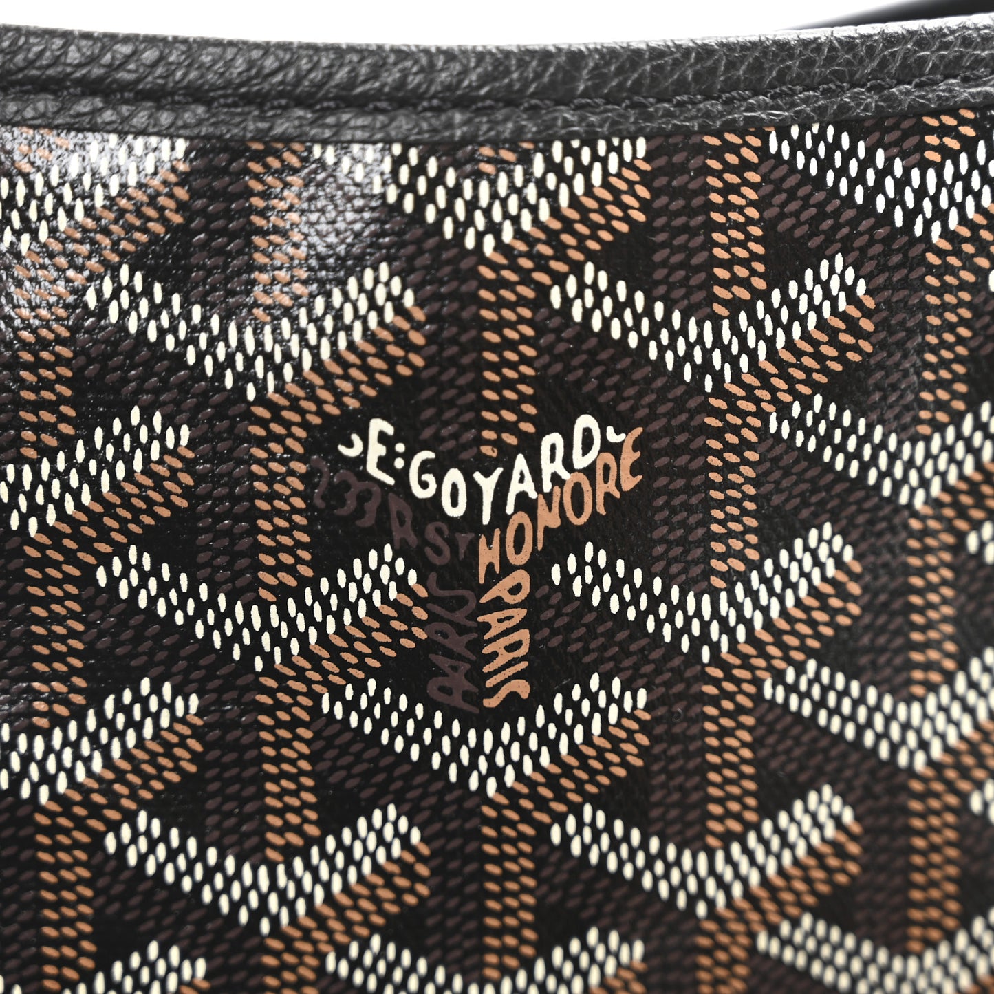 Goyardine Boheme Hobo Black