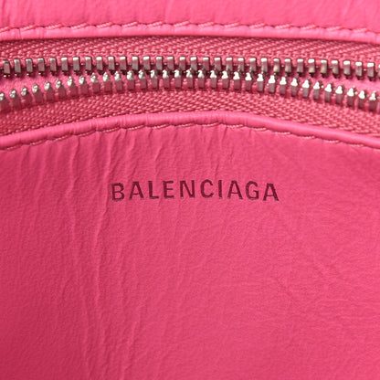 Balenciaga Calfskin XS Triangle Chain Duffle White 6 of 10