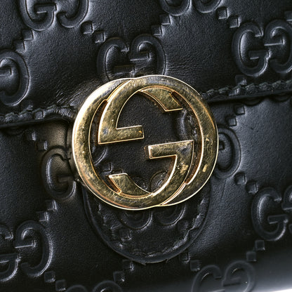 Gucci Guccissima Signature Icon Continental Wallet Black 5 of 5