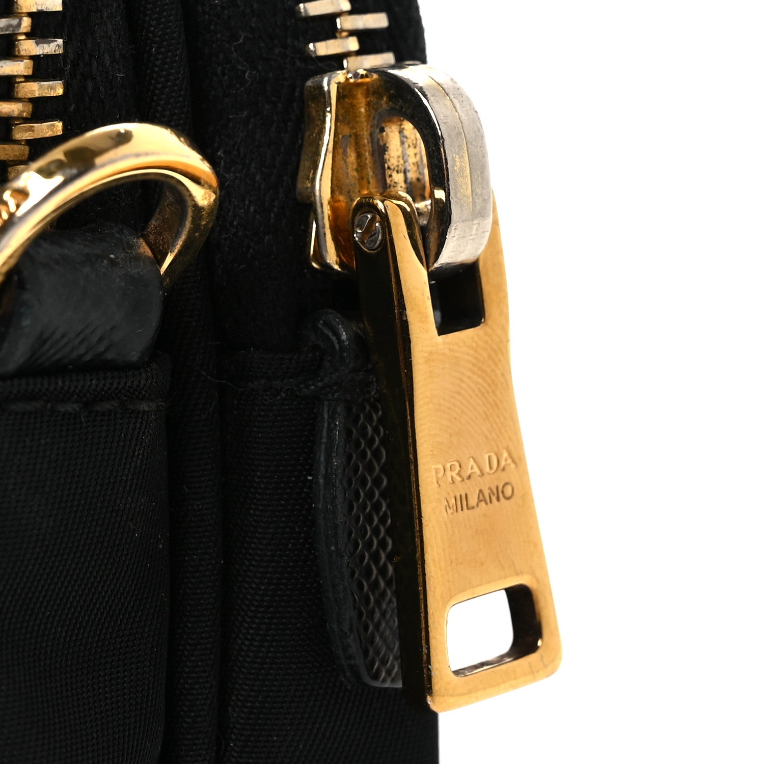 Prada Nylon Saffiano Double Zip Camera Bag Black 12 of 15
