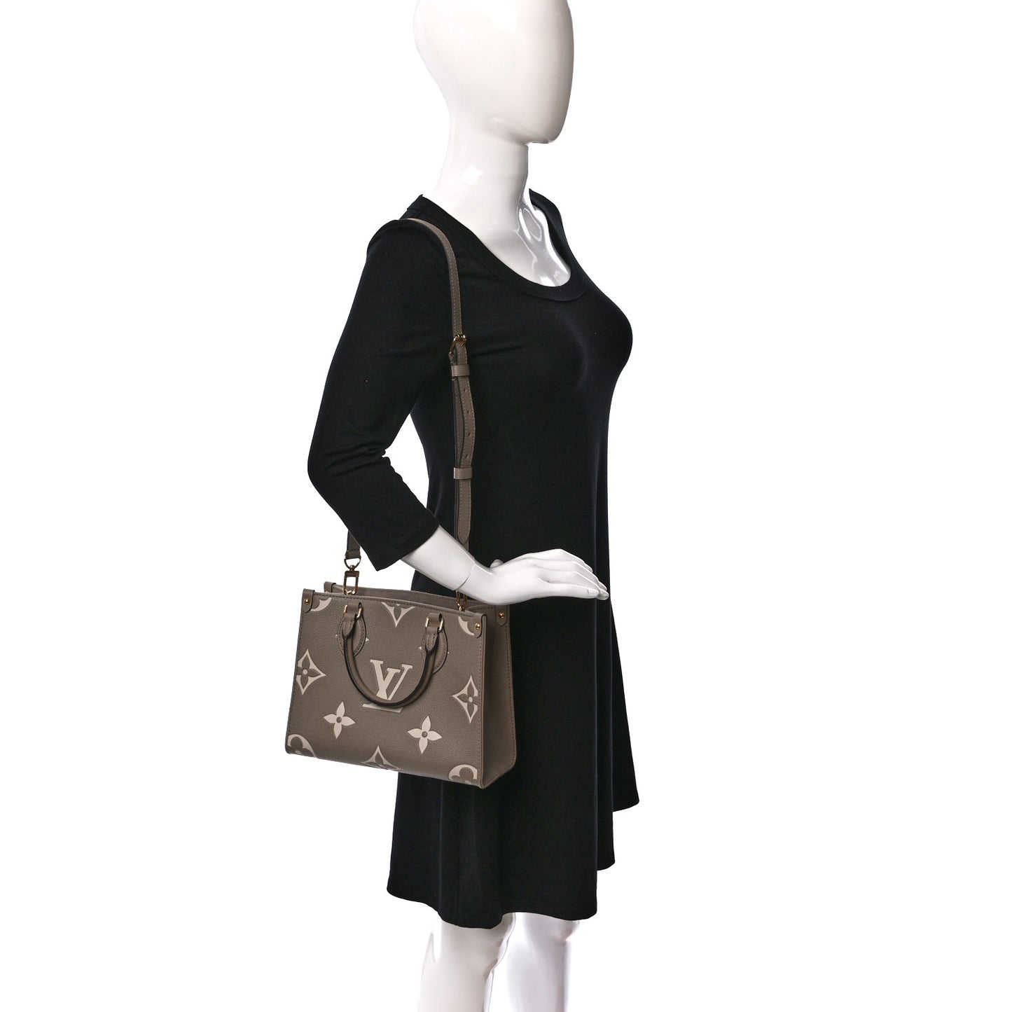 Empreinte Monogram Giant Onthego PM Tourterelle Creme