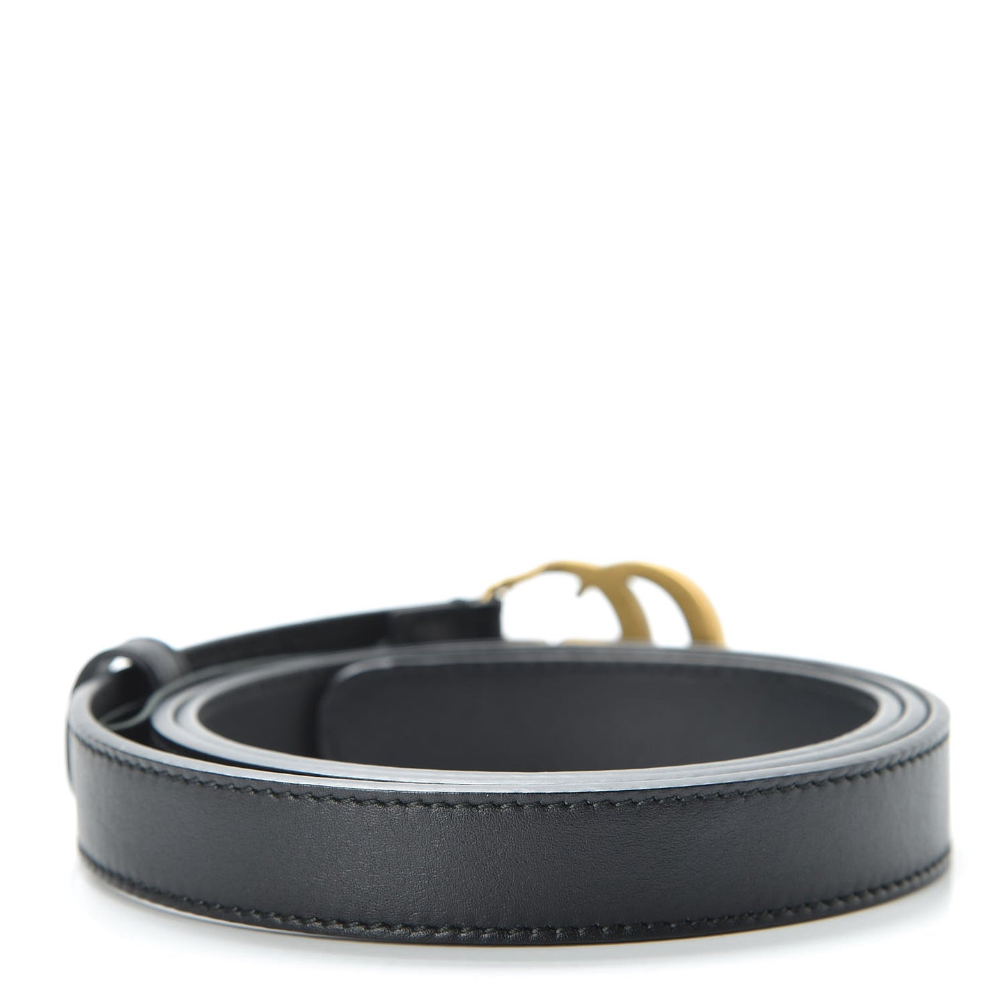 Calfskin Double G 20mm Belt 90 36 Black