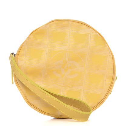 Chanel Nylon Travel Wristlet Yellow 1 of 10