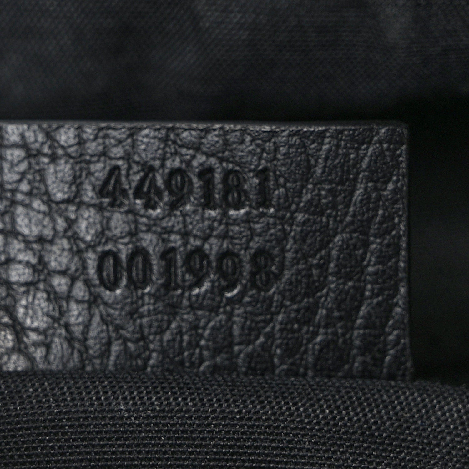 Gucci Nylon Monogram Slim Backpack Black 7 of 9
