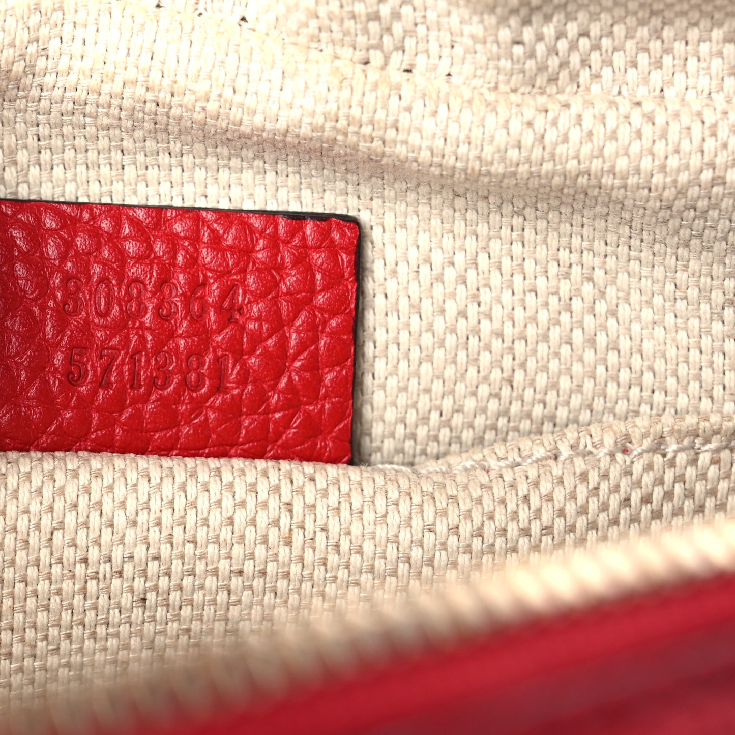 Pebbled Calfskin Small Soho Disco Bag Tabasco Red