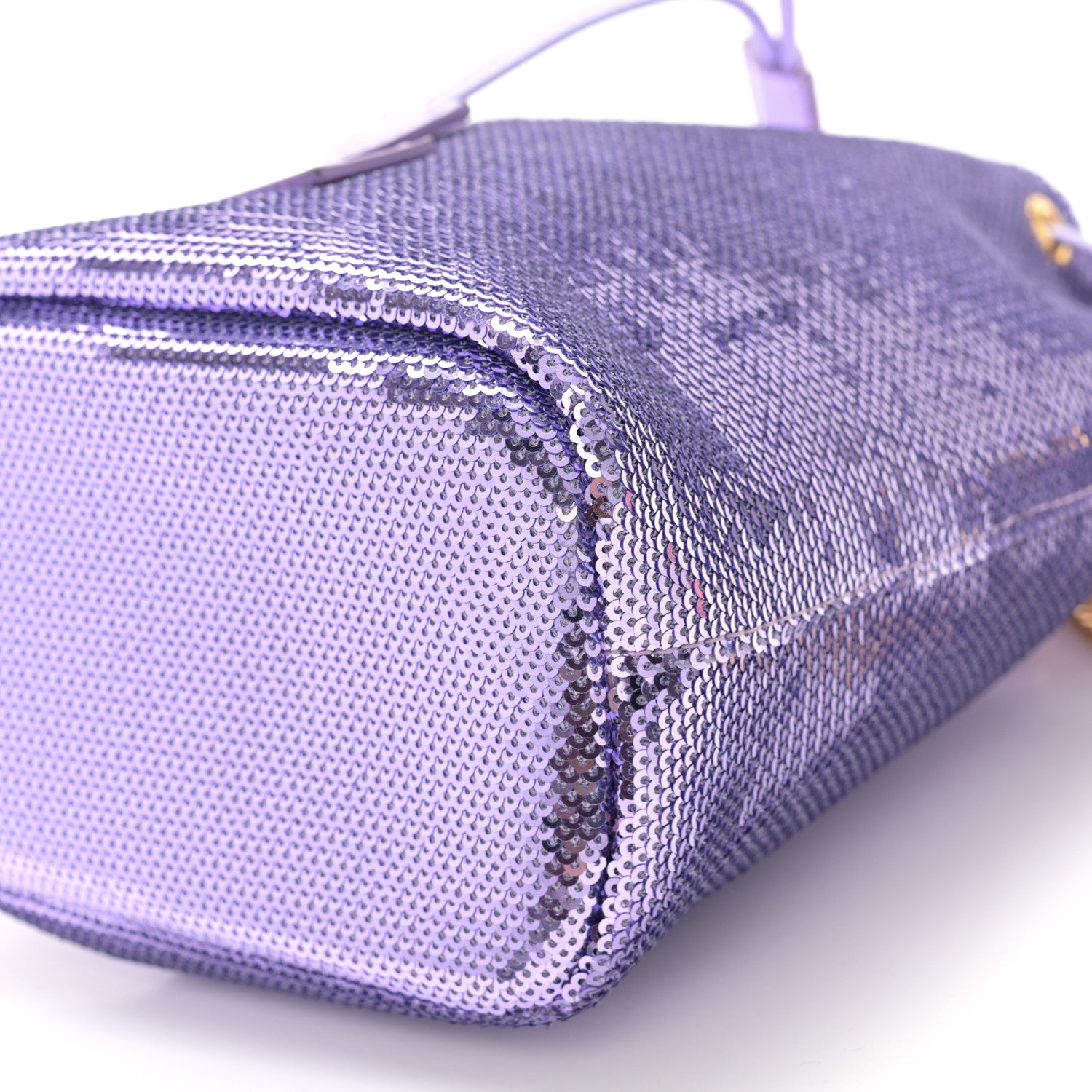 Tom Ford Sequin Small Disco Chain Bucket Bag Light Purple 9 of 9