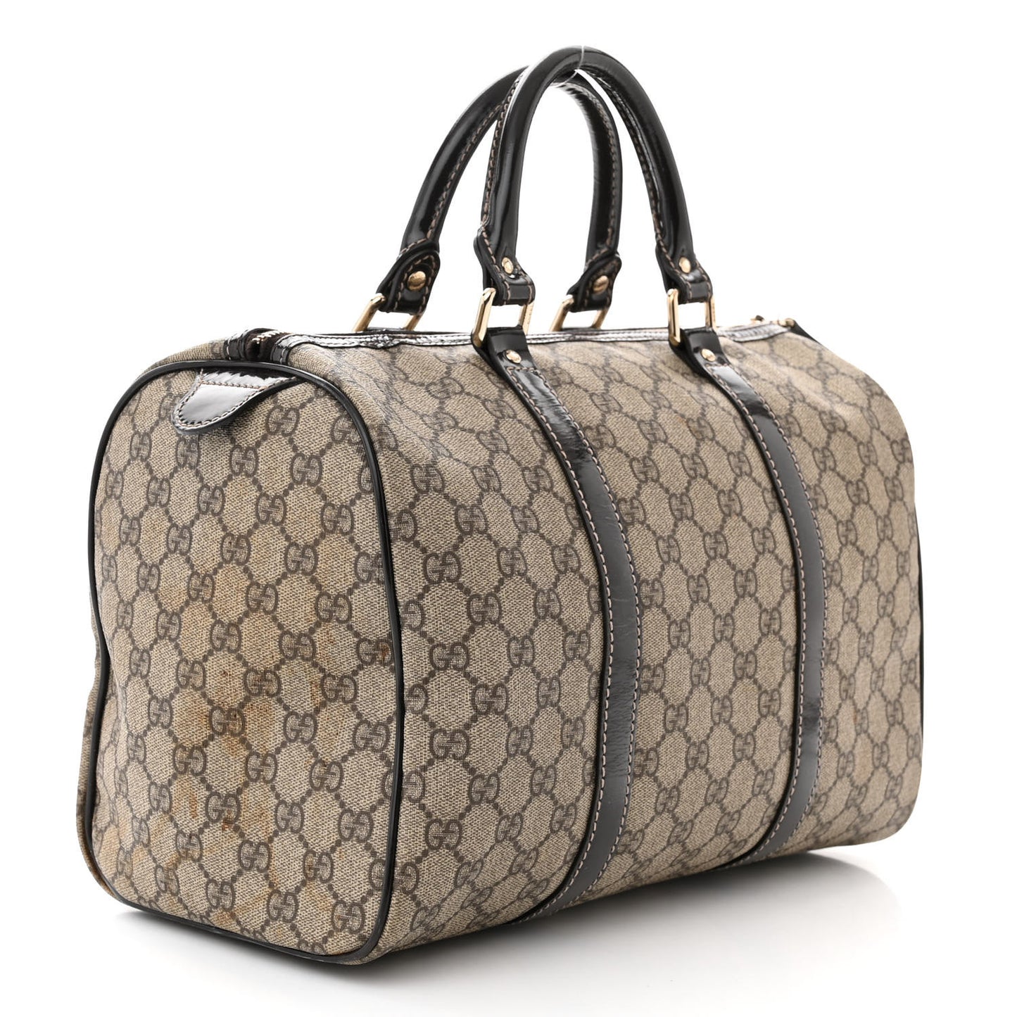 GG Plus Monogram Medium Joy Boston Dark Brown