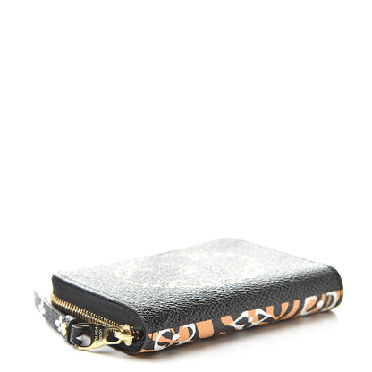 Louis Vuitton Monogram Giant Jungle Zippy Coin Purse Black 4 of 8