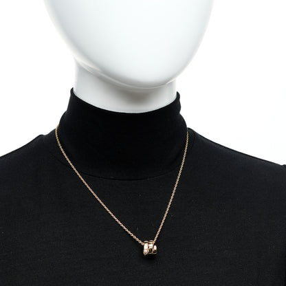 Bulgari 18K Yellow Gold Diamond Serpenti Viper Demi Pave Pendant Necklace 2 of 7