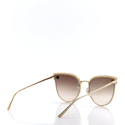 Cartier Panthere De Cartier Cat Eye Sunglasses Gold 4 of 7