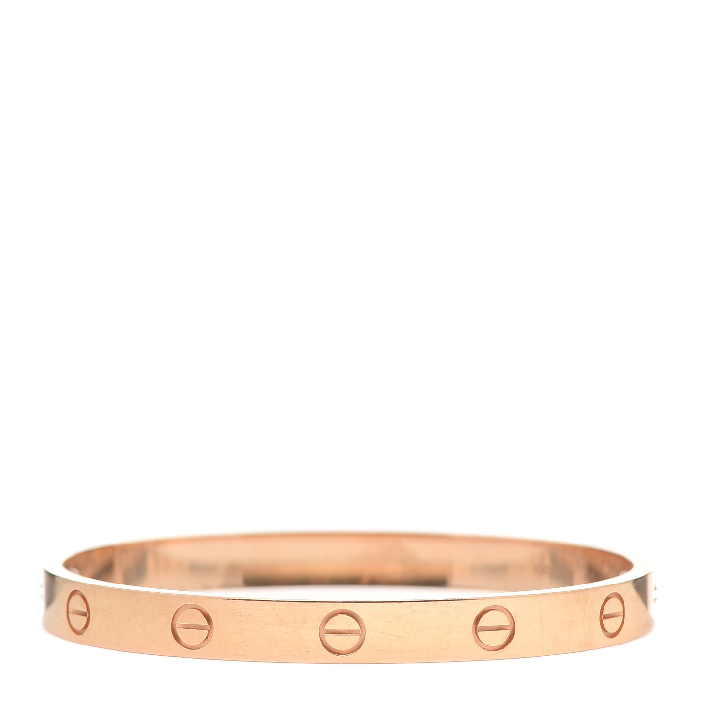 18K Pink Gold LOVE Bracelet 17