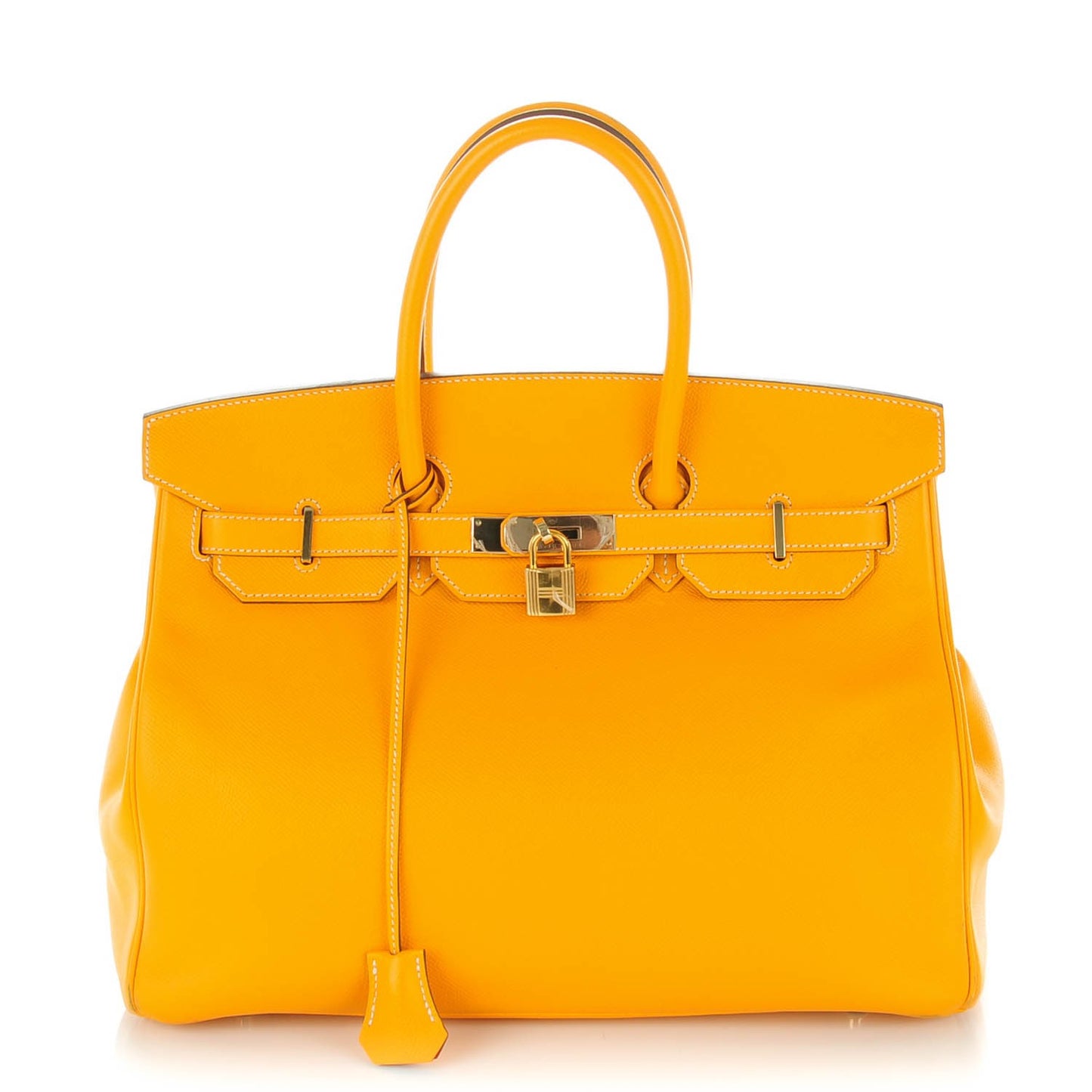 Epsom Candy Birkin 35 Jaune D'Or Feu
