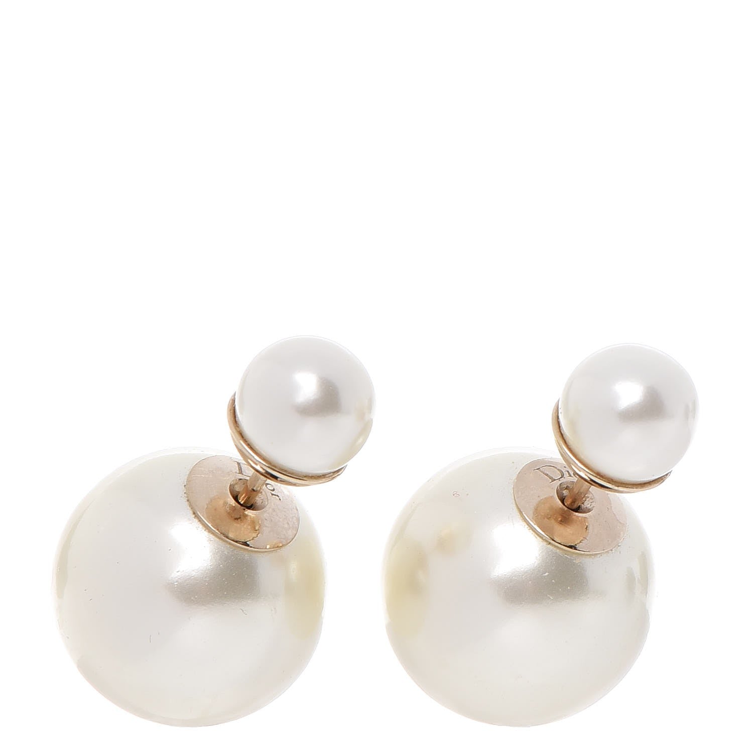 Christian Dior Pearl Mise En Dior Tribal Earrings 1 of 4