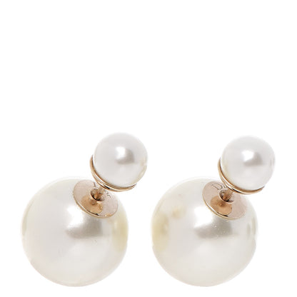 Christian Dior Pearl Mise En Dior Tribal Earrings 1 of 4