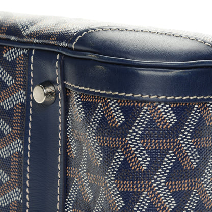 Goyard Goyardine Saint Jeanne MM Bowler Navy Blue 9 of 11