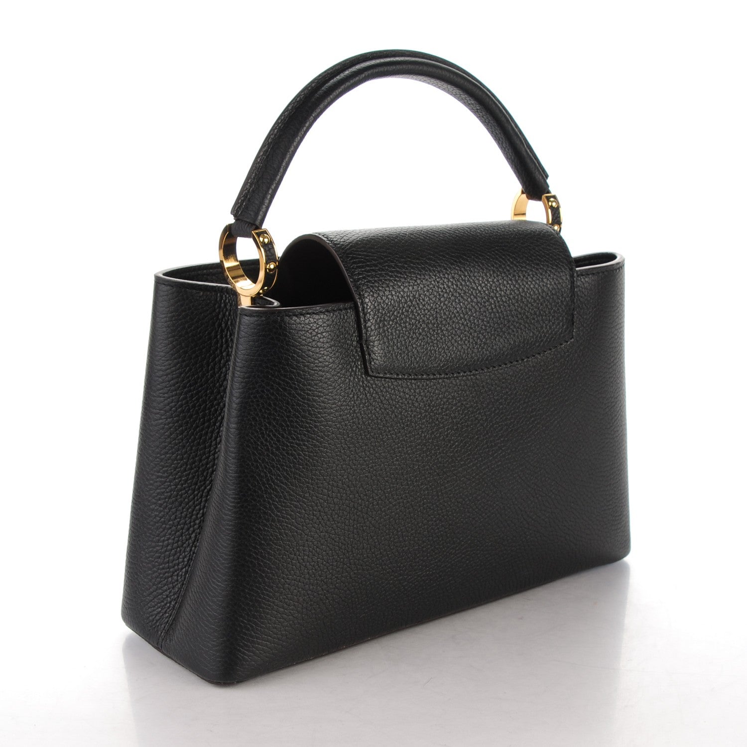 Louis Vuitton Taurillon Capucines PM Black 3 of 7