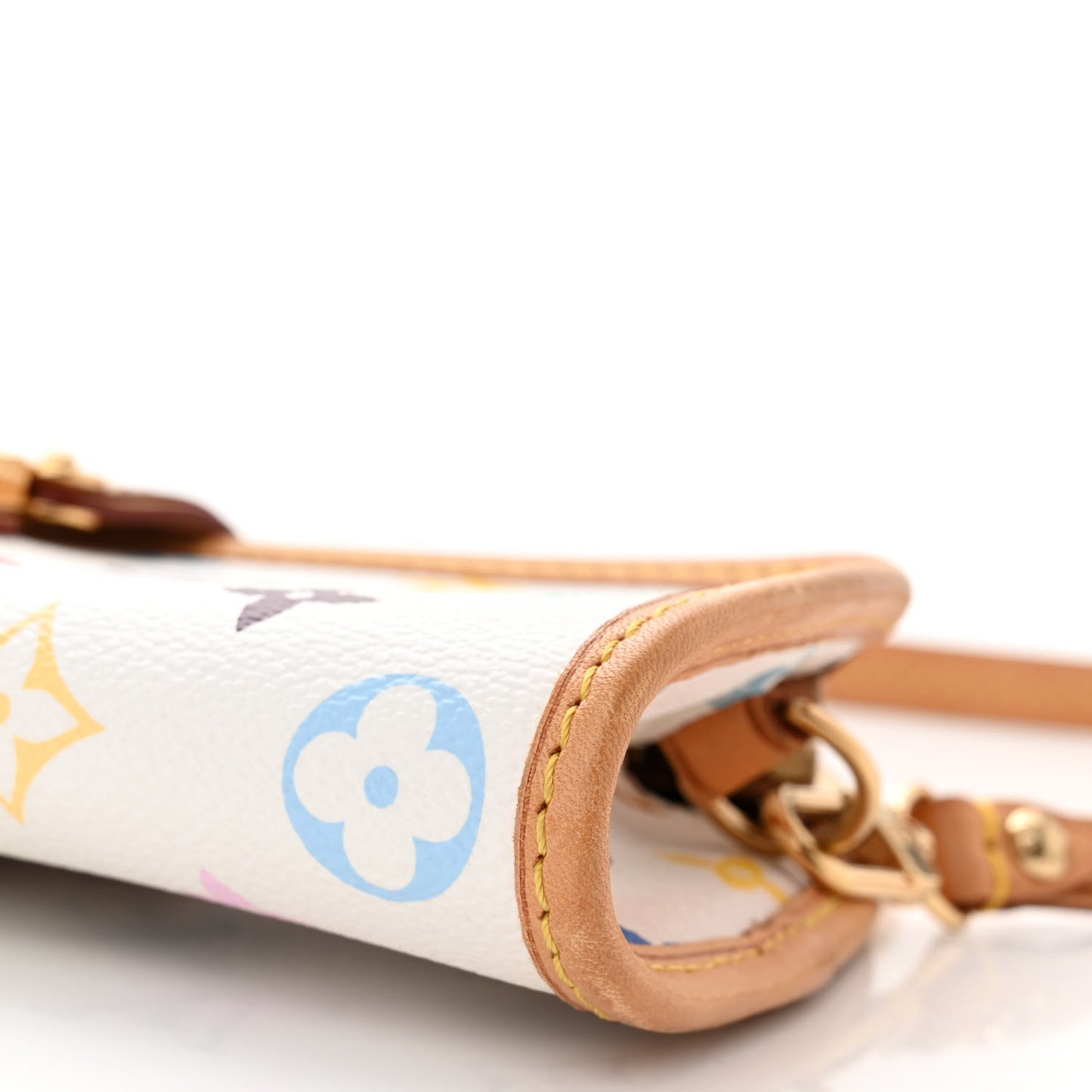 LOUIS VUITTON Monogram Multicolor Shirley White