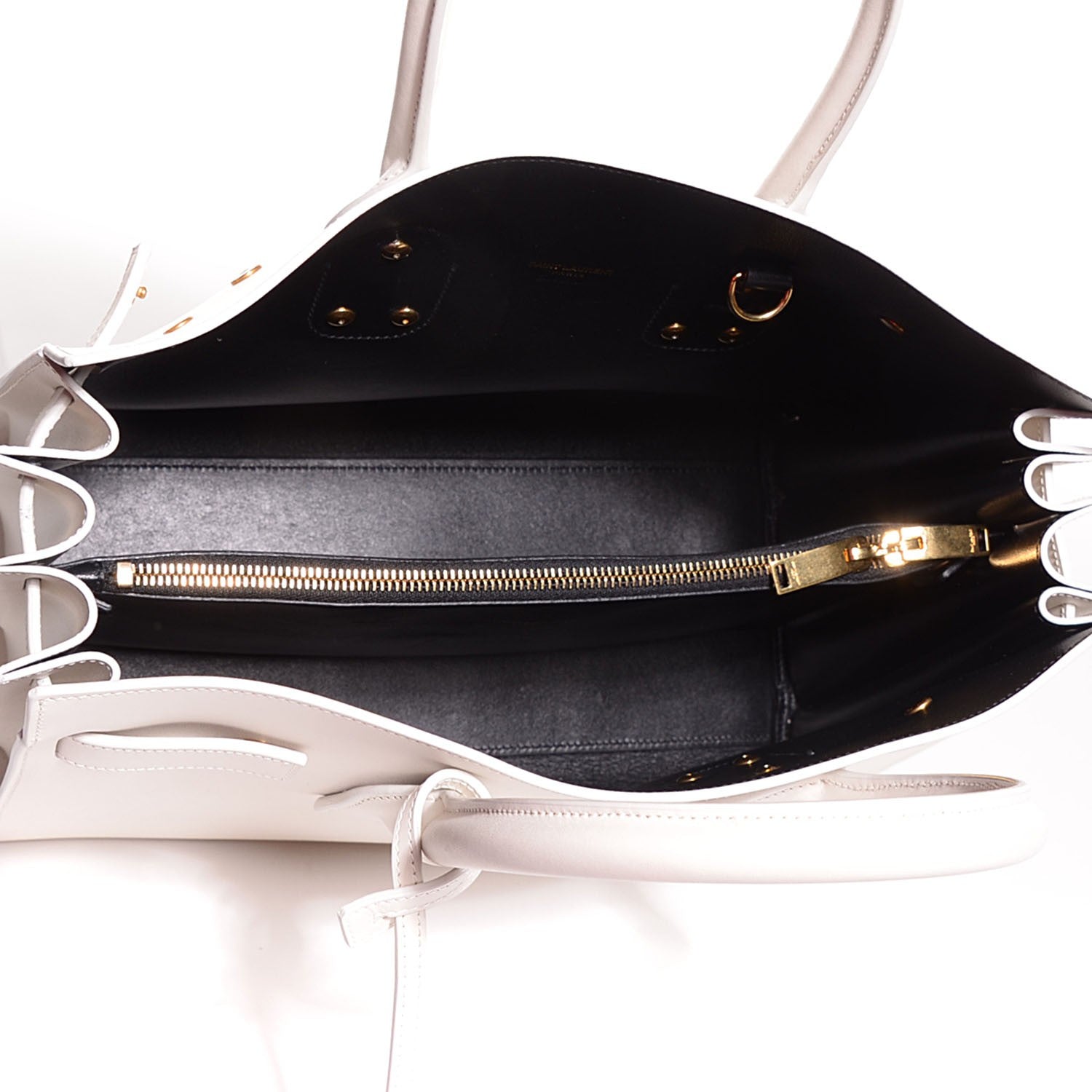 Saint Laurent Calfskin Small Sac De Jour White 5 of 9