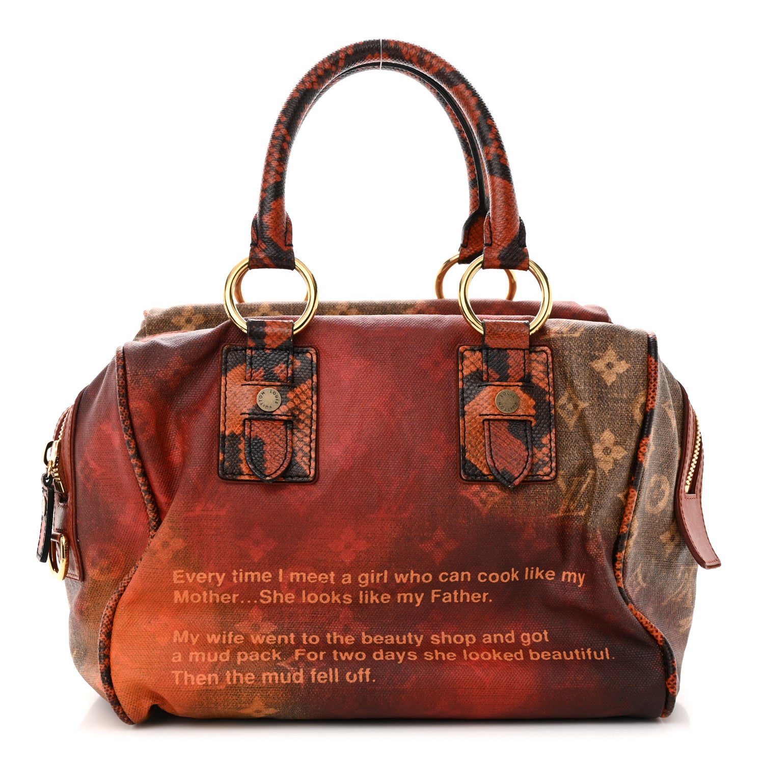 Louis Vuitton Richard Prince Mancrazy Jokes Bag 1 of 10