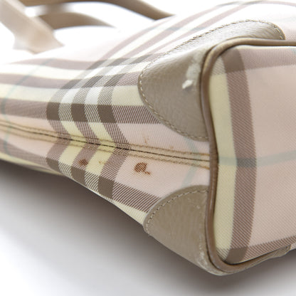 Burberry Candy Check Tote Pink Beige 14 of 19