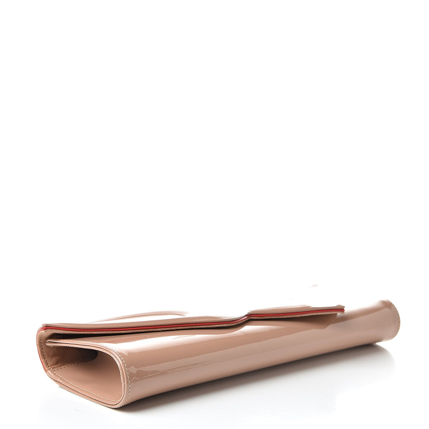 Patent So Kate Baguette Clutch Nude