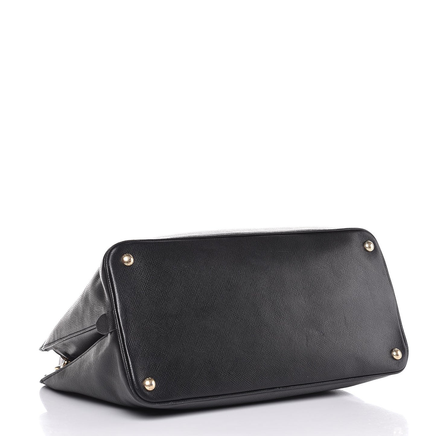 Saffiano Cuir Open Promenade Tote Black