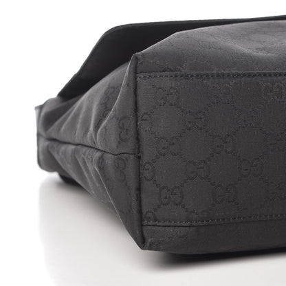 Gucci Nylon Monogram Messenger Bag Black 12 of 13