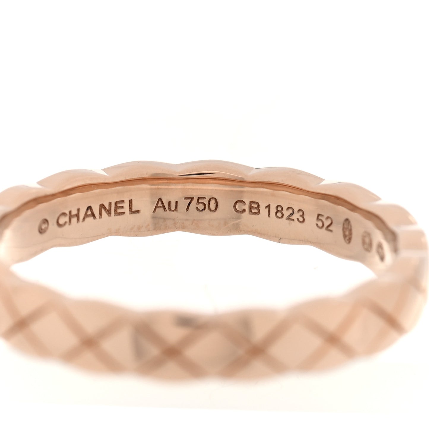 18K Beige Gold Mini Coco Crush Ring 52 6