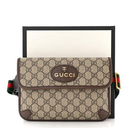 Gucci GG Supreme Monogram Neo Vintage Web Belt Bag Brown 12 of 12