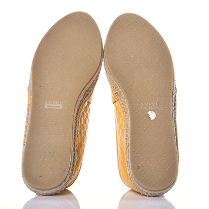 Gucci Microguccissima Soft Espadrilles 38 New Buttercup 5 of 9