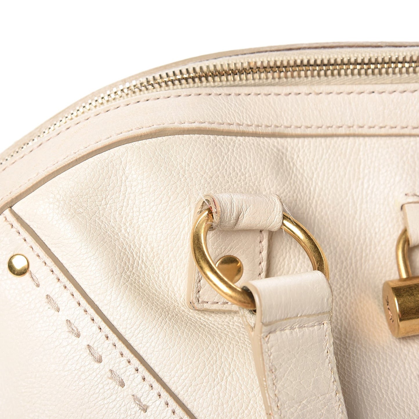 Calfskin Large Muse Ivory