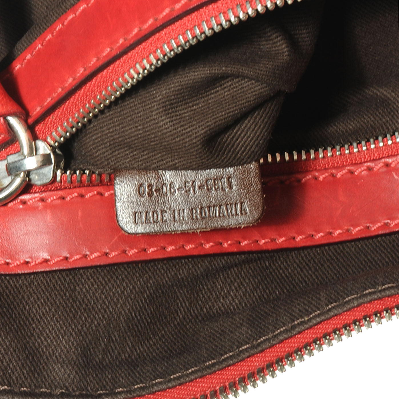 Chloe Leather Kerala Tote Red 7 of 7