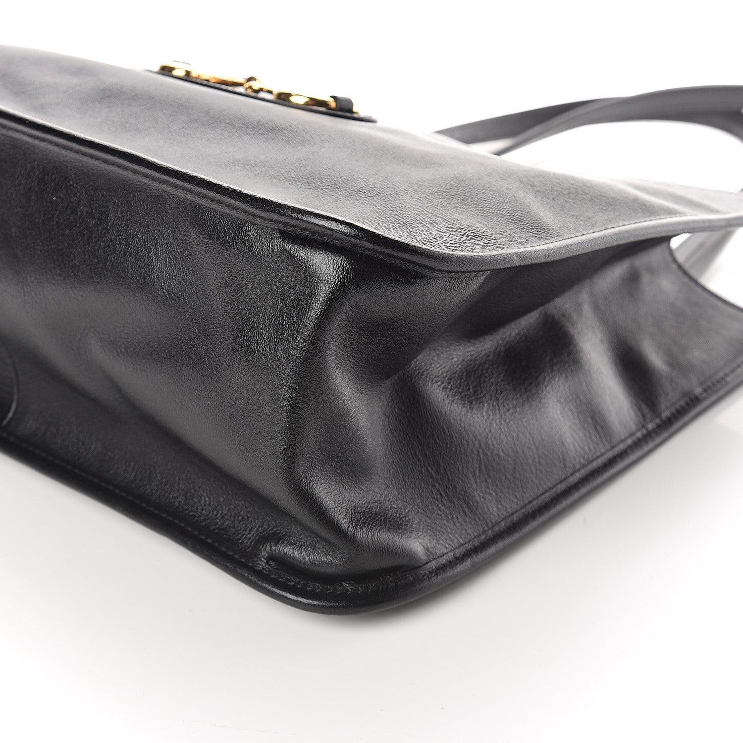 Gucci New Sakai Calfskin Lux Horsebit 1955 Tote Bag Black 8 of 8