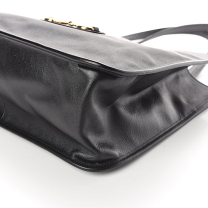 Gucci New Sakai Calfskin Lux Horsebit 1955 Tote Bag Black 8 of 8