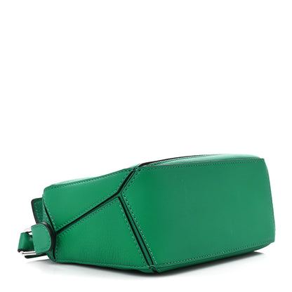 Loewe Calfskin Mini Puzzle Bag Jungle Green 4 of 10