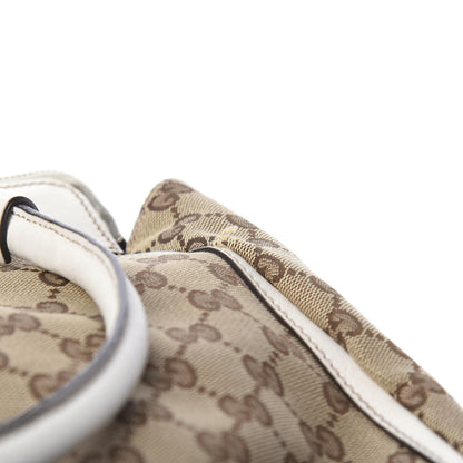 Gucci Monogram D Gold Ring Tote White 10 of 16
