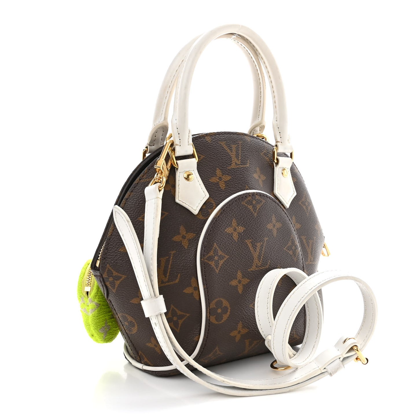 Monogram LV Match Ellipse BB White