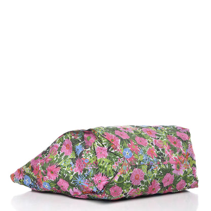 Prada Tessuto Nylon Floral Print BYOBag Shopping Tote 8 of 10