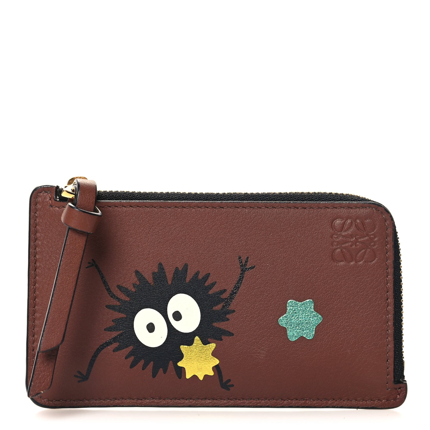 X SPIRITED AWAY Classic Calfskin Susuwatari Coin Cardholder