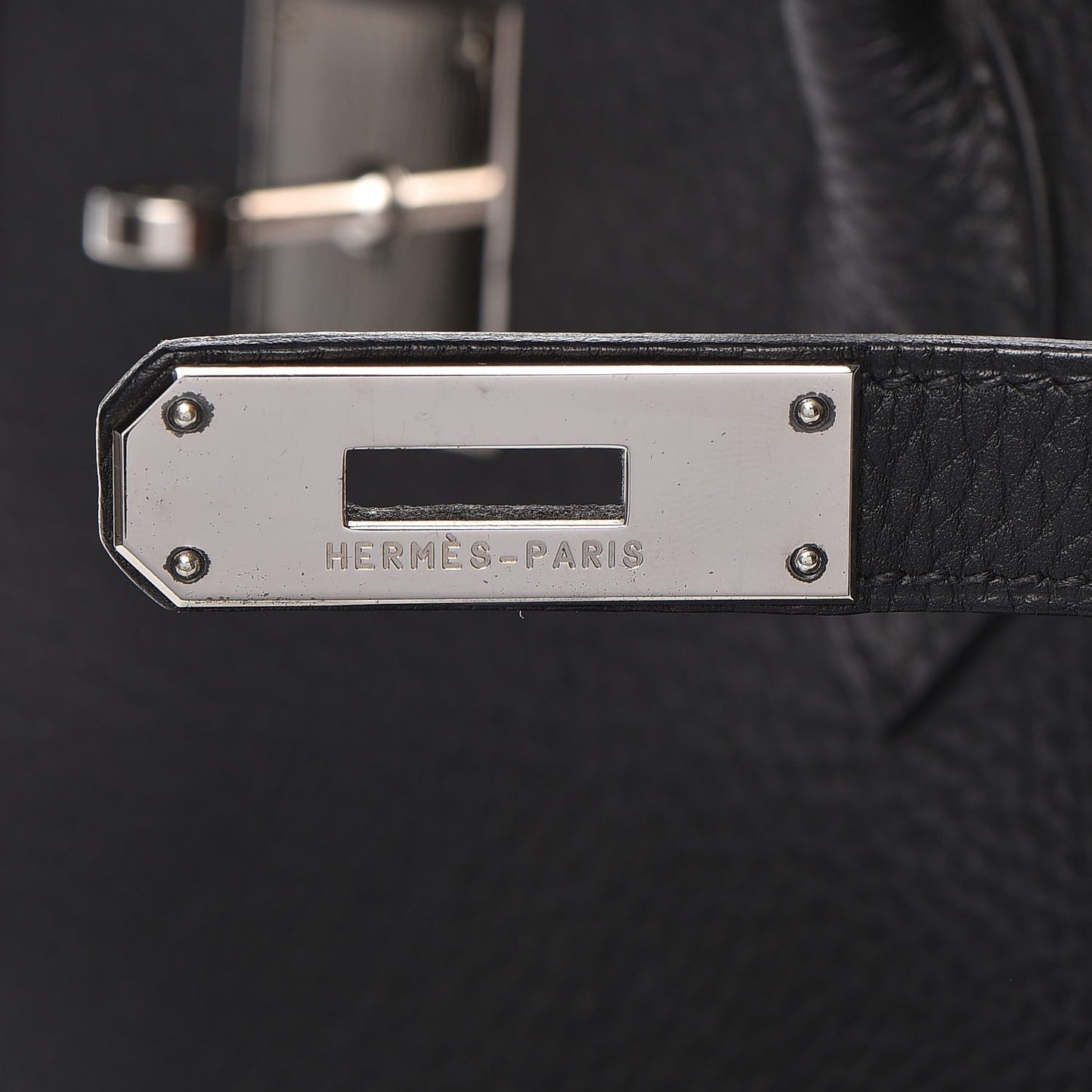Taurillon Clemence Birkin 40 Black