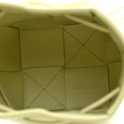 Bottega Veneta Nappa Maxi Intrecciato Mini Cassette Bucket Bag Lemon Washed 5 of 9