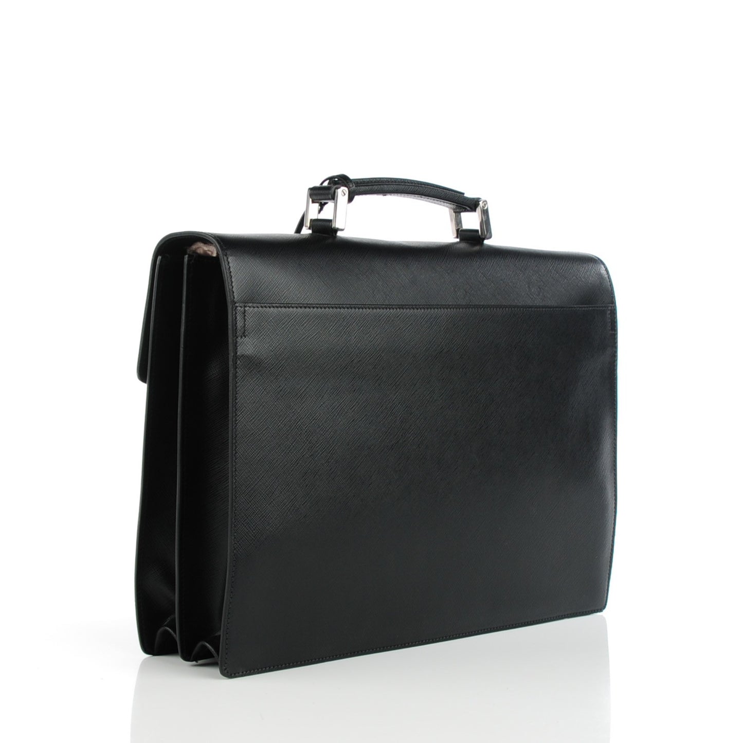 Saffiano Briefcase Nero Black
