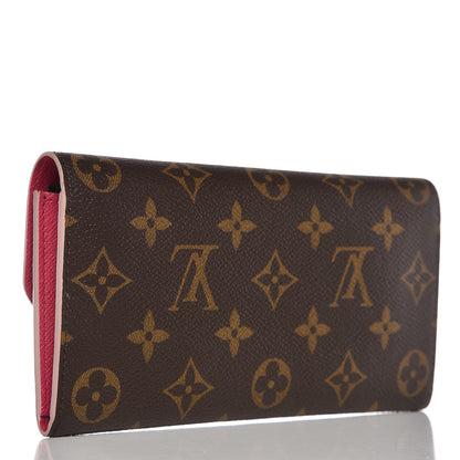 Louis Vuitton Monogram Bloom Flower Emilie Wallet 3 of 6