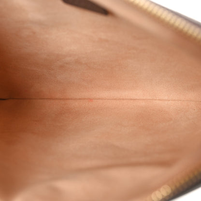 Gucci GG Supreme Monogram Large Ophidia Pouch Clutch Brown 5 of 8