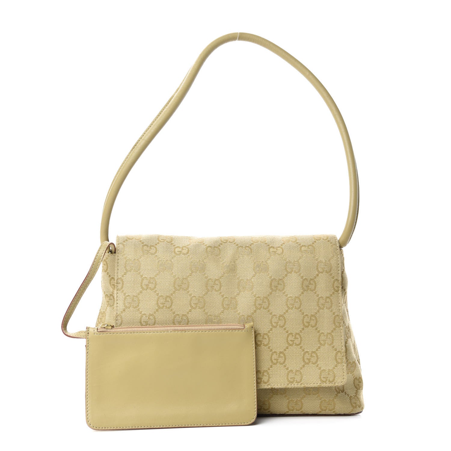 Gucci Monogram Medium Shoulder Bag Beige 1 of 16